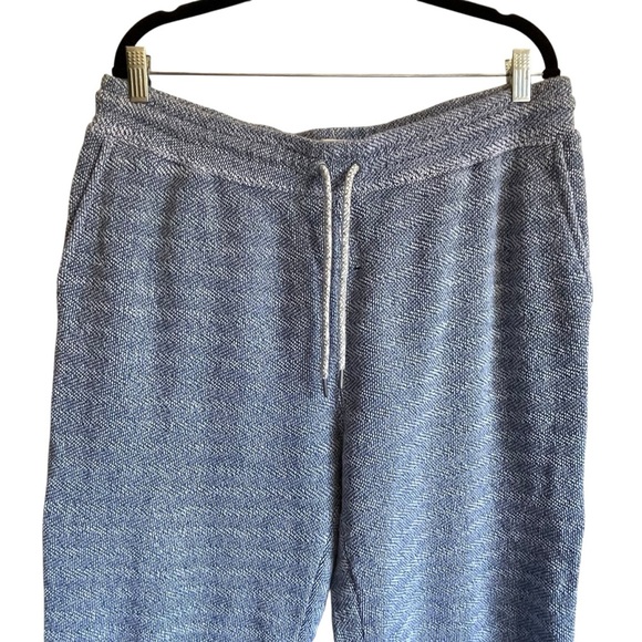 Faherty Men's Blue Organic Cotton Blend Jogger Whitewater Sweatpant - Picture 3 of 10